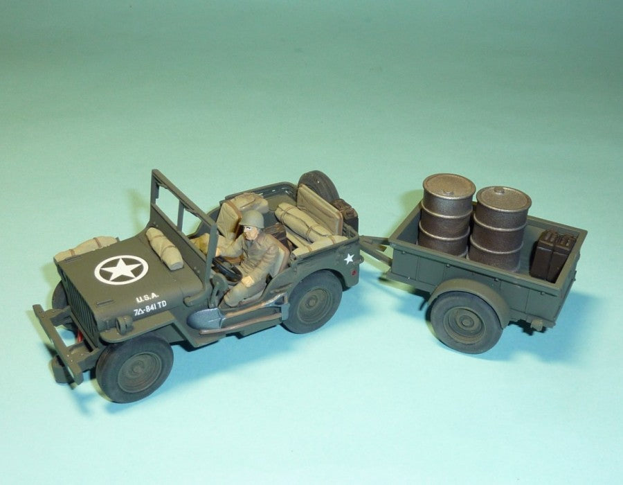 Willys Jeep Trailer with accessories (TRA-201)